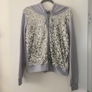 Victoria’s Secret PINK Sequined Zip-Up Jacket
